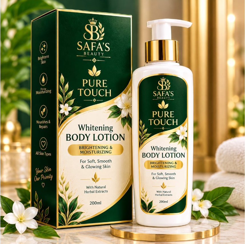 SAFA'S BEAUTY Pure Touch Whitening Night Cream product packaging